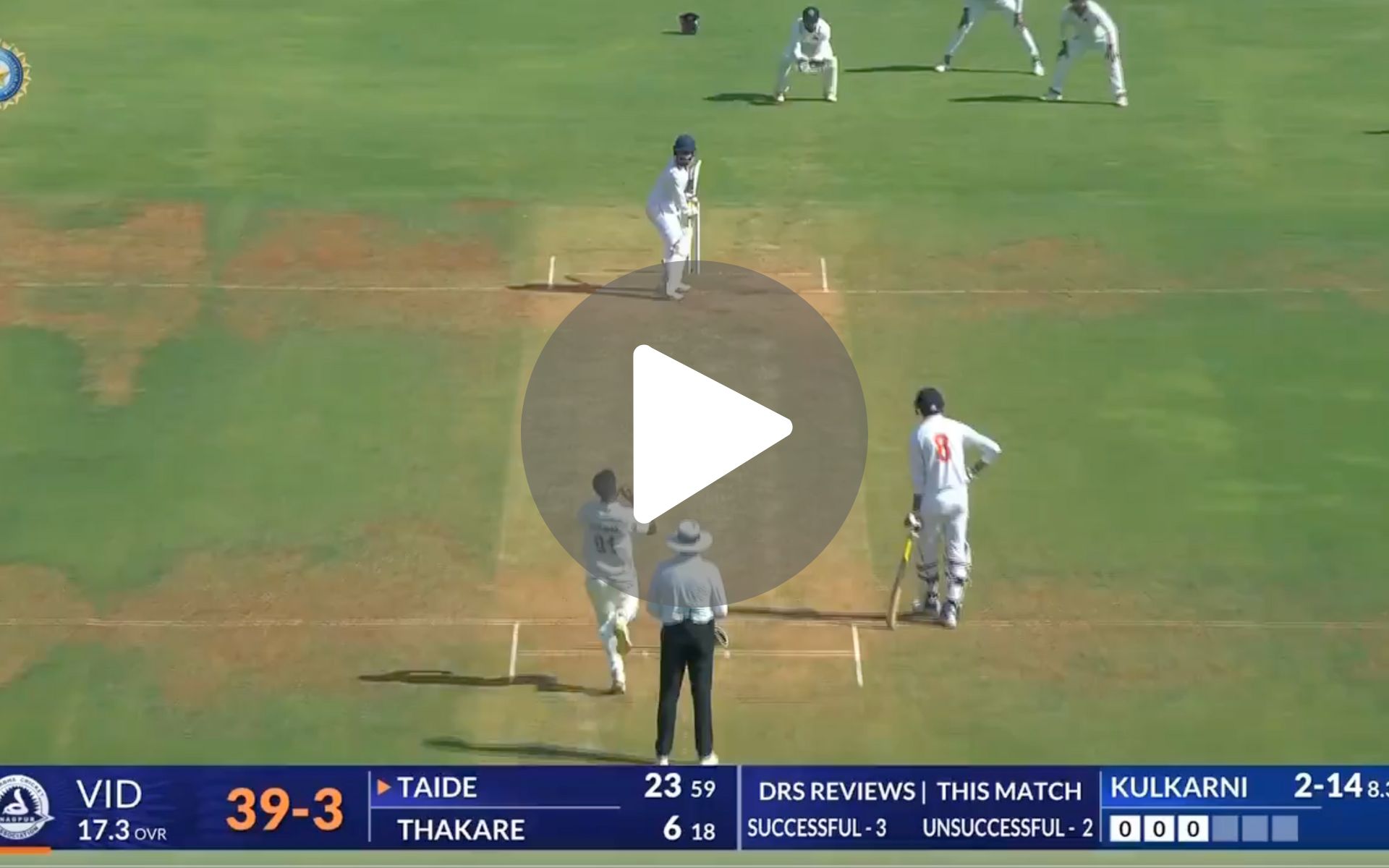 [Watch] Dhawal Kulkarni Gets PBKS Batter In The Ranji Trophy Final With A Beauty